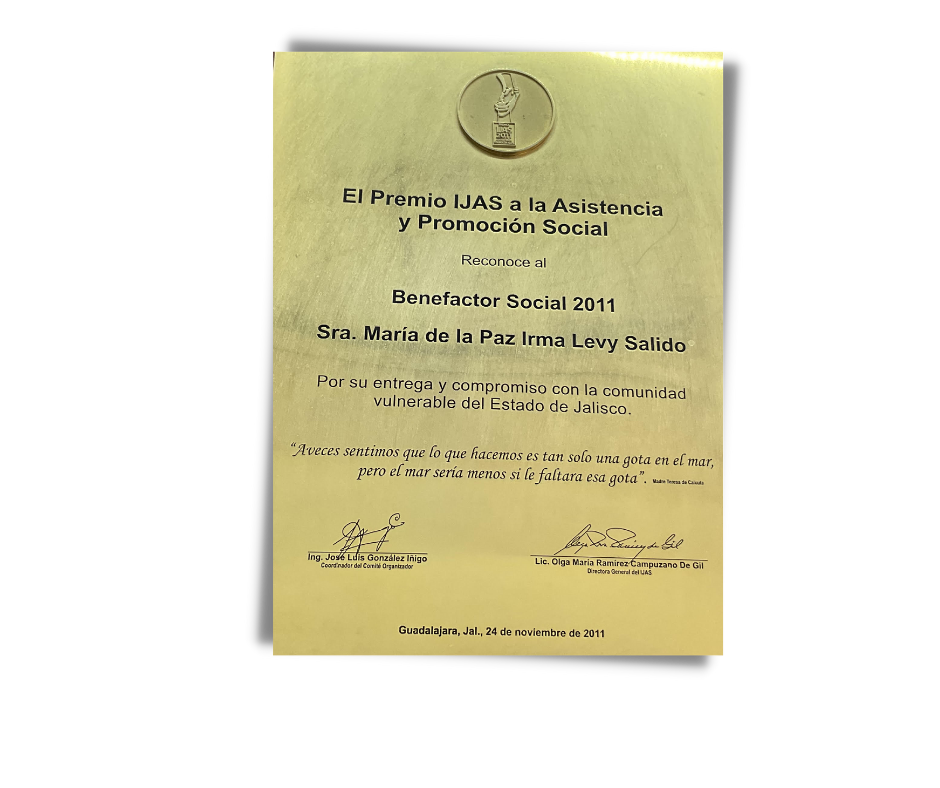 Premio IJAS a la asistencia y promoción social - Benefactor social 2011